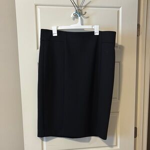 Ann Taylor Black Knee-Length Pencil Skirt
